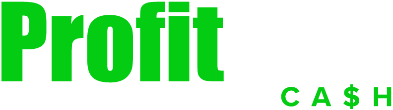profit max green and white logo